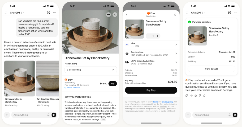 openai instant checkout